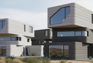 Concrete printed house