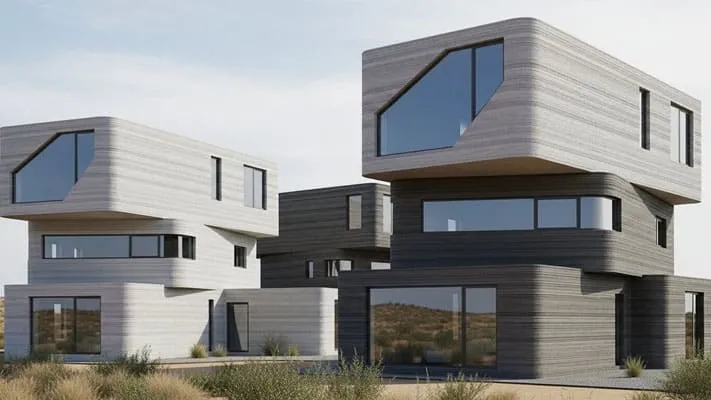 Concrete printed house