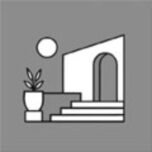 Logo Oluvres icon in grey