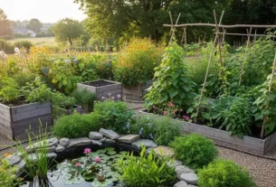 Garden and lagoon