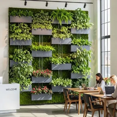 Green wall office