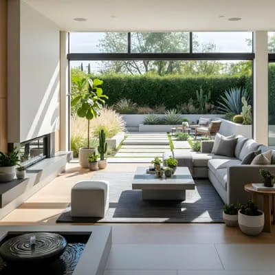 Indoor and Outdoor space integrated