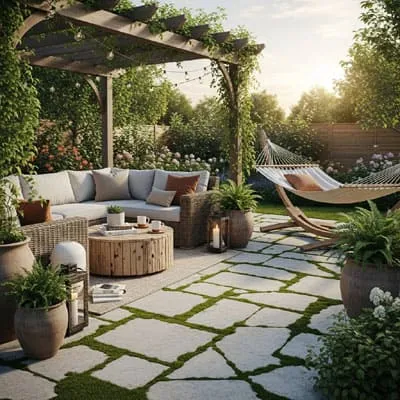Human Behavior -Garden space for relax