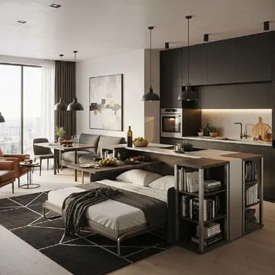 Single men apartment