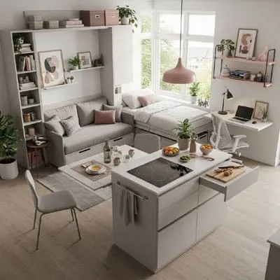 Single organized studio