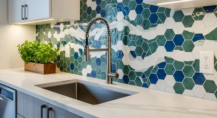 Colorful Backsplash
