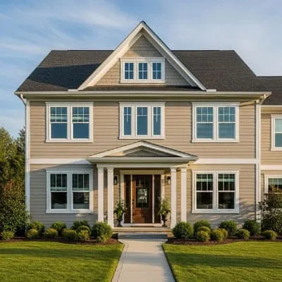 Entryway Architecture- Medium Class Front house