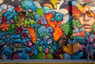 Wall art painting Miami