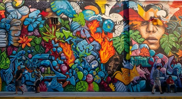 Wall art painting Miami
