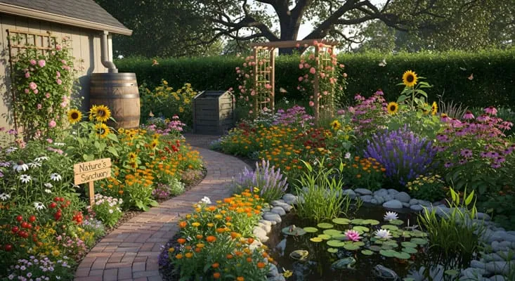 Eco- friendly garden