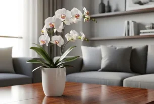 Orchidae in a living room