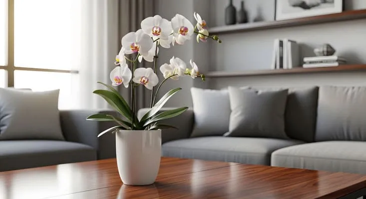 Orchidae in a living room
