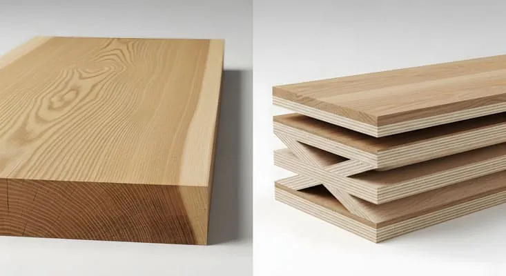 Solid timber and wood
