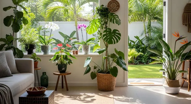Tropical plant interior