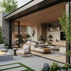 Integrated- indoor-outdoor