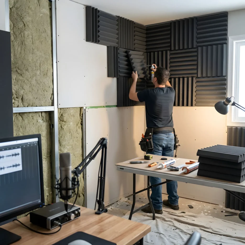 Acoustic soundproofing instalation