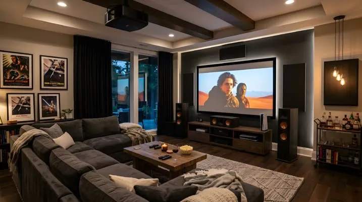 Living room home theater