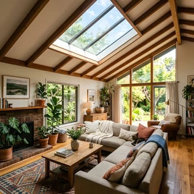 Living room skylight