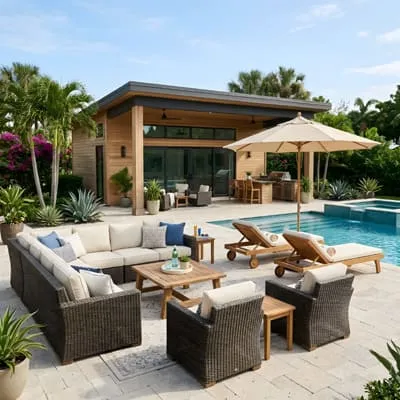 Outdoor furniture decor