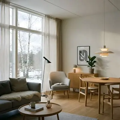 Scandinavian minimalism lighting