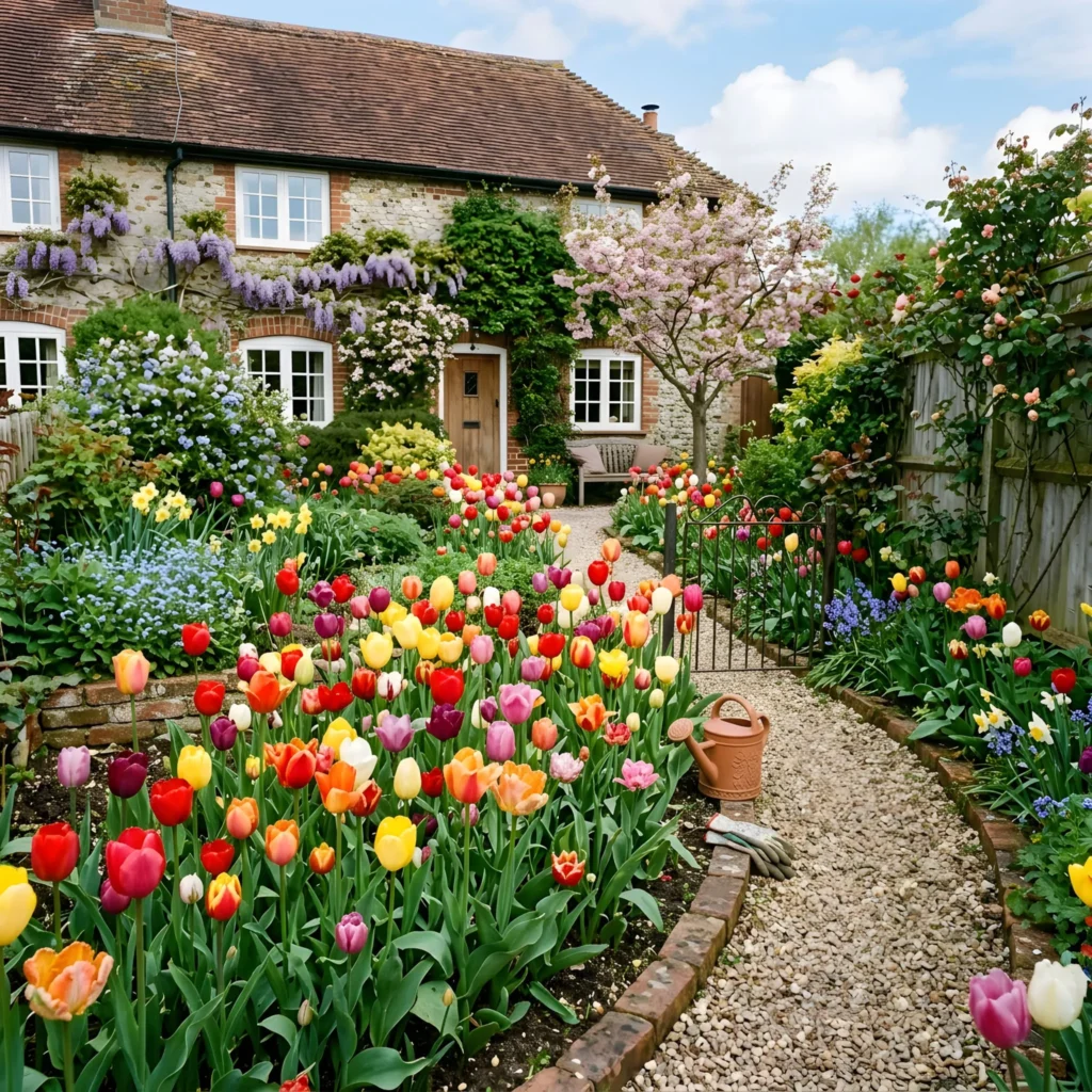 tulip small garden