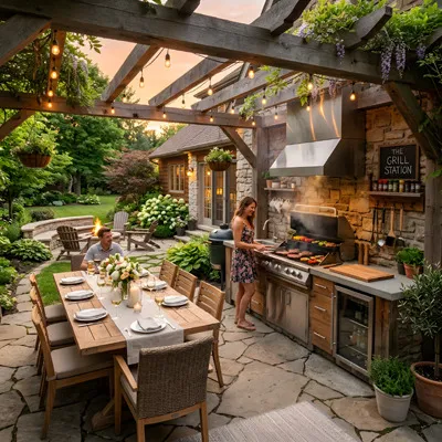Barbecue area