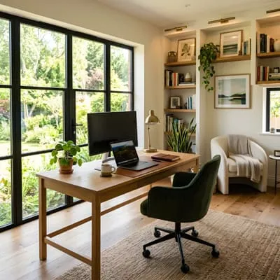Beautiful home office