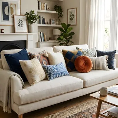 Sofa with cushion
