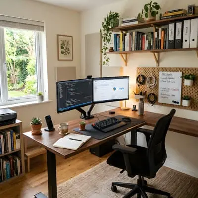 Home office room