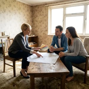 Interior design refurbishment plan