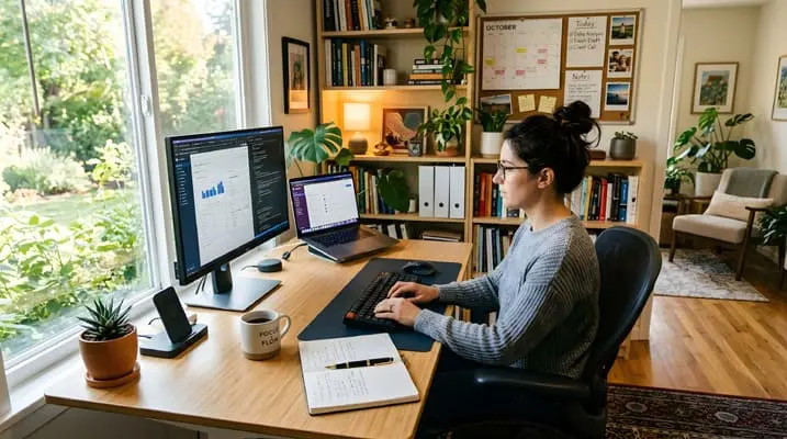 The Design of a Productive Home Office 1 Productive home office space