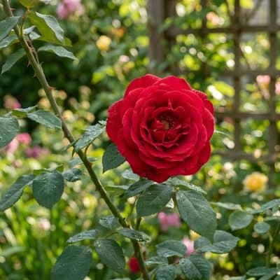 Why Rose Gardens Continue to Shape the Romantic Landscape 6 Red rose