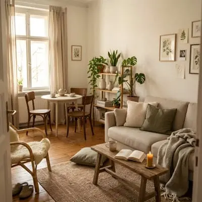 Why Slow Living is Changing How We Think About Home 2 Slow living with comforatable couch