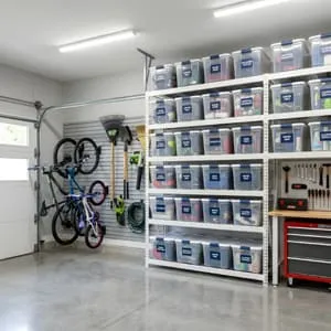 Storage at the garage