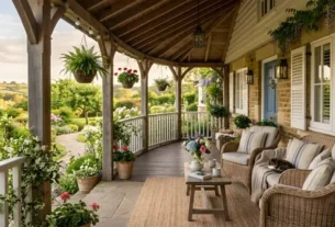 Verandah in a house