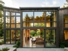 Architectural huge glass windows