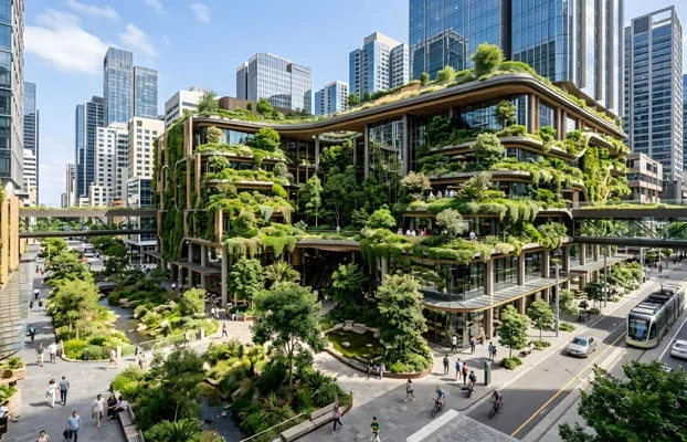 Biophilic design in cities