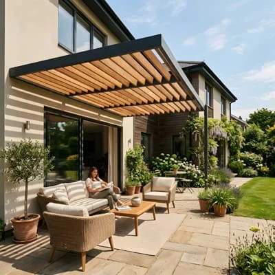 Designing Shade Gardens That Extend Outdoor Living Spaces 2 Brise soleil outdoor area