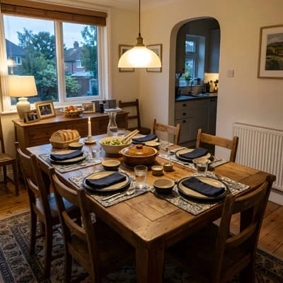 Designing a Home Around Everyday Life Rituals 5 dinner room dinnertime