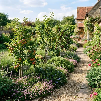 Beautiful and Productive Gardens Around the Home 5 Dwarf fruit trees