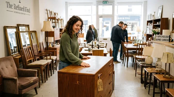 Furniture found in a secondhand store