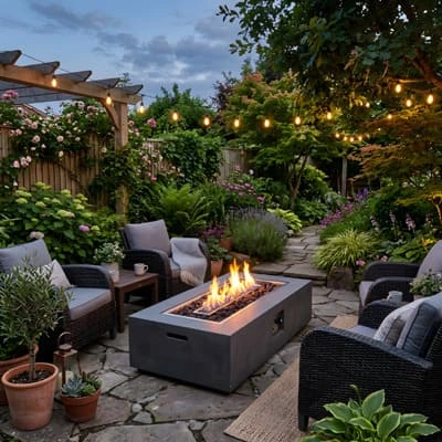 gas fire pit