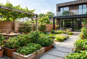Greeny modern garden