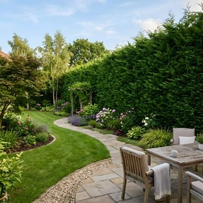 Landscape Design Can Create Privacy Without Fences 2 Leyland cypress as a fence