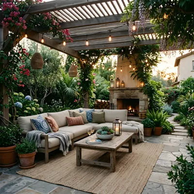 Outdoor Rooms That Feel Like Part of the Home 5 Lounge outdoor room area