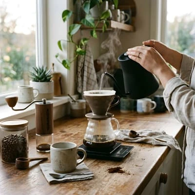 Designing a Home Around Everyday Life Rituals 2 Morning coffee preparation