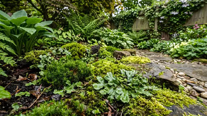 How Raised Garden Beds Enhance Backyard Design 3 mosses and liverworths growing