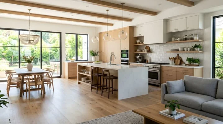 How Our Homes Influence How We Spend Our Time 4 Open plan kitchen