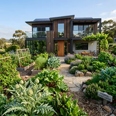 Grow a Vegetable Gardens in Modern Architecture 3 Perennials vegetable garden