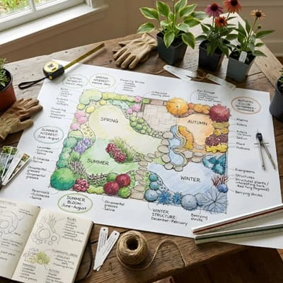 Planting zones - layout